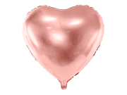 Herzballon roségold