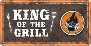 Grill Metallschild King