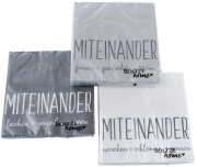 Miteinander Servietten 3 Stück