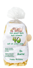 40. Geburtstag Schwein Pasta