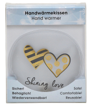 Shining Love Herzen Taschenwärmer