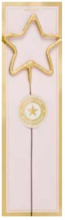 Wunderkerze Stern gold