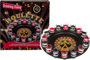 Das Trink Roulette ist ein lustiges Partyspiel und Saufspiel, das auch mit mehreren Personen gespielt werden kann. Sorgt für Casino Stimmung bei der Party. Trinkspiel mit 16 Gläsern und 2 Kugeln. Aus Kunststoff, verpackt im Geschenkkarton.  ​Durchmesser G